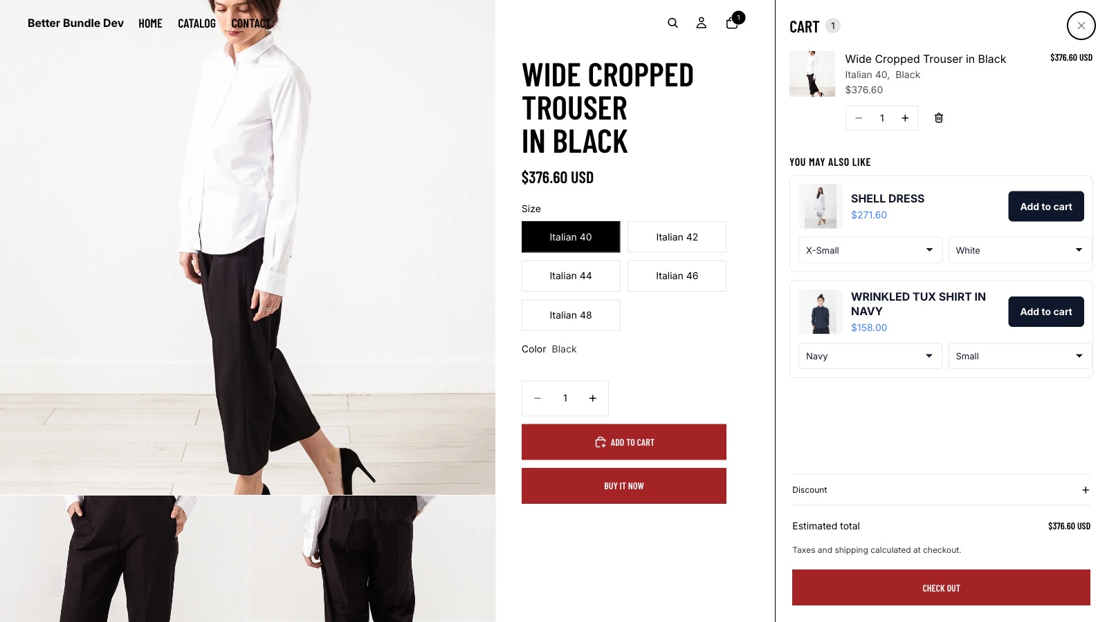 Cart drawer: One more add-on while the cart is open.